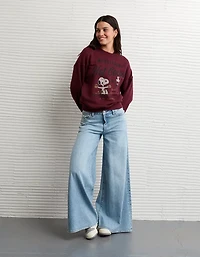 AE Peanuts Holiday Crewneck Sweatshirt