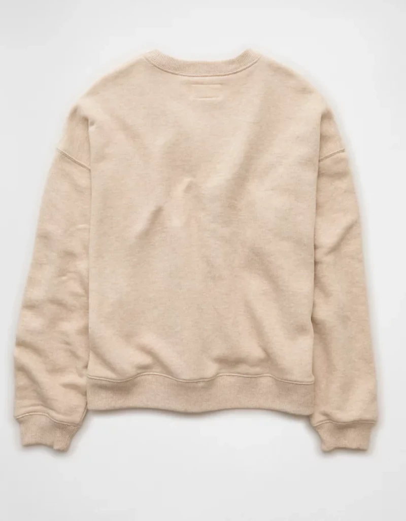 Chandail en molleton à col rond et image Coca-Cola des fêtes AE