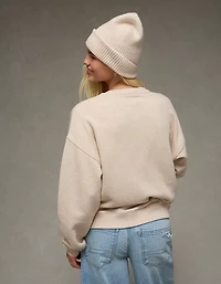 Chandail en molleton à col rond et image Coca-Cola des fêtes AE