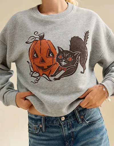 AE Pumpkin Graphic Sweatshirt
