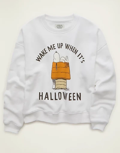 AE Peanuts Halloween Graphic Sweatshirt