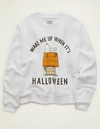 AE Peanuts Halloween Graphic Sweatshirt