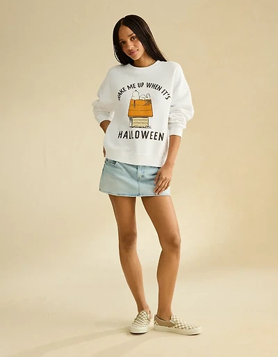 AE Peanuts Halloween Graphic Sweatshirt