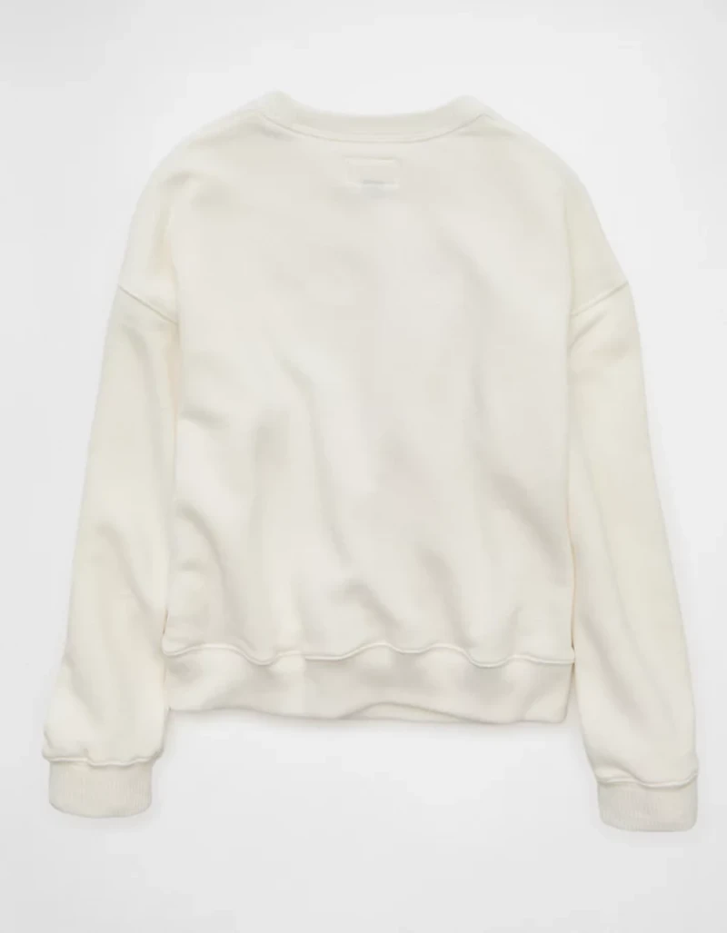 AE Snoopy Graphic Crew Neck Sweatshirt