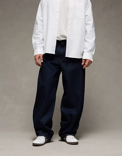 Jean à jambe ballon en fibres TENCEL™ EasyFlex+ AE