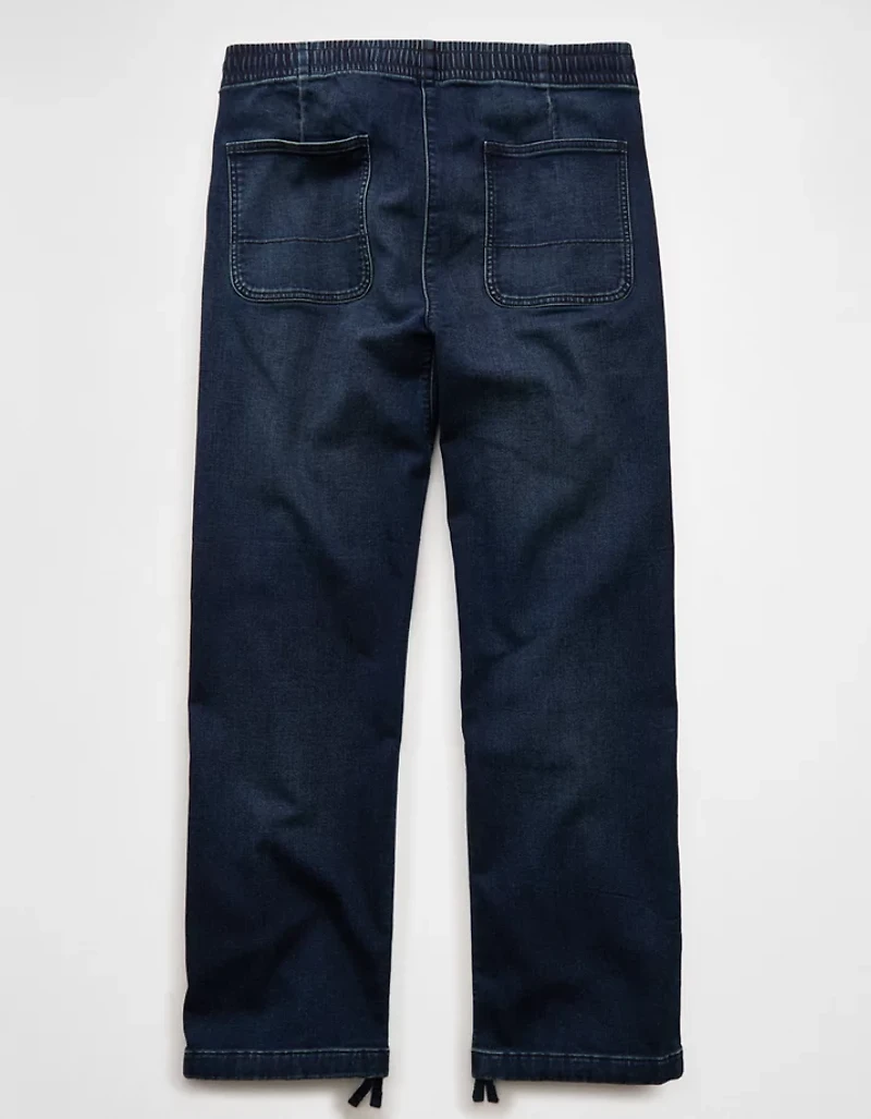 Pantalon à taille élastique lâche douillet AE