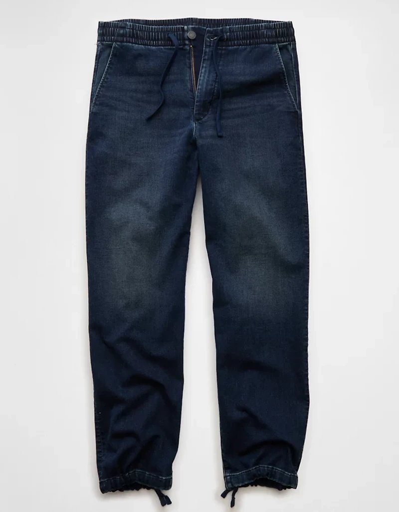 Pantalon à taille élastique lâche douillet AE