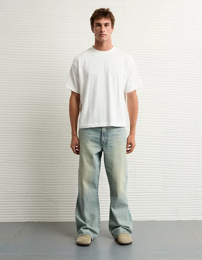 Jean évasé ample en fibres TENCEL™ AirFlex+ AE