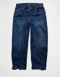 Jean ample à jambe tonneau court AE