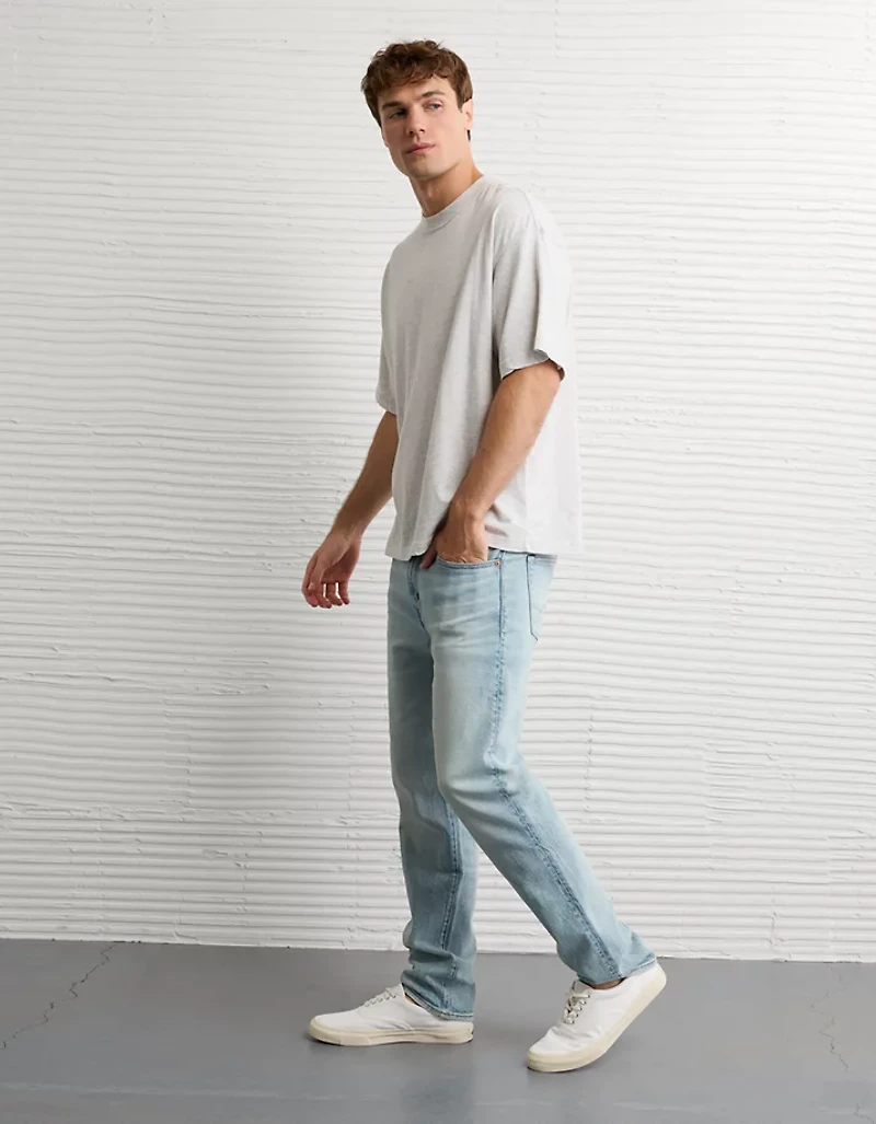 Jean à coupe droite athlétique en fibres TENCEL™ EasyFlex+ AE