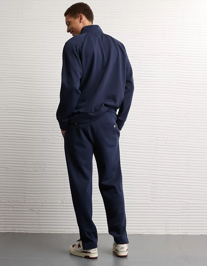 Pantalon à ceinture élastique plissé en tricot 24/7 AE