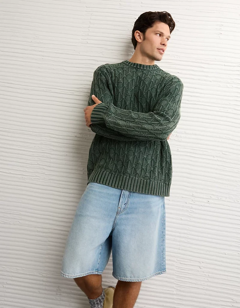 AE Fisherman Crew Neck Sweater