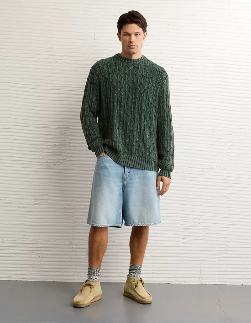 AE Fisherman Crew Neck Sweater