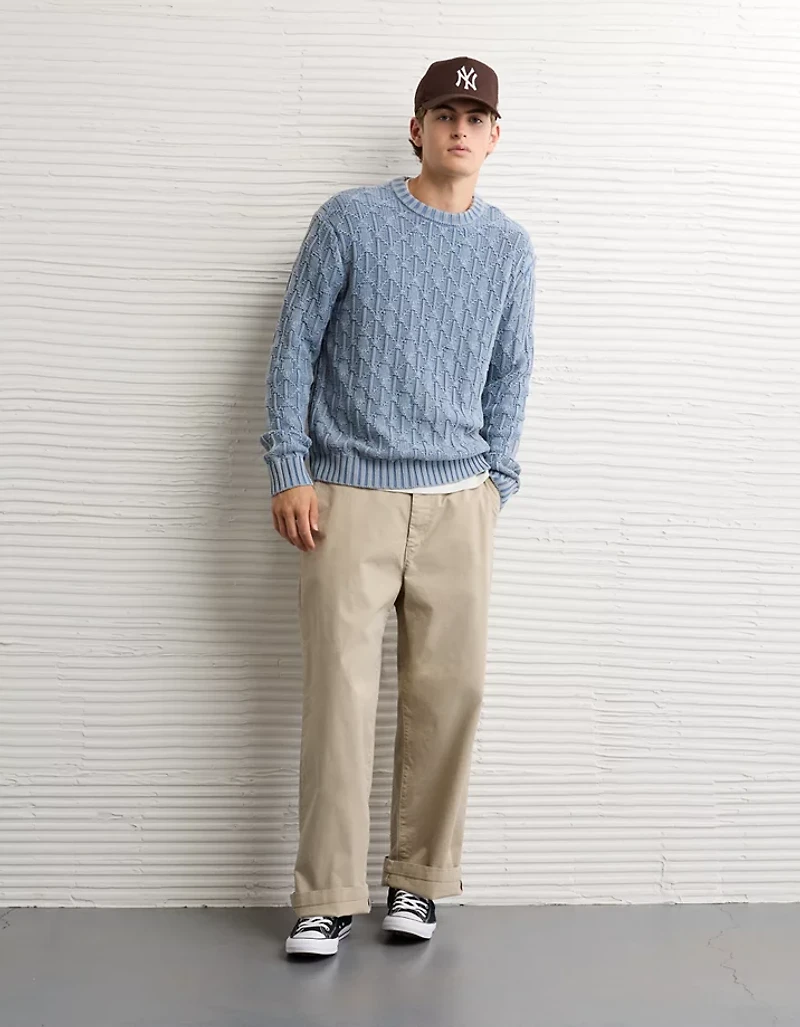 AE Fisherman Crew Neck Sweater