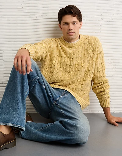 AE Fisherman Crew Neck Sweater