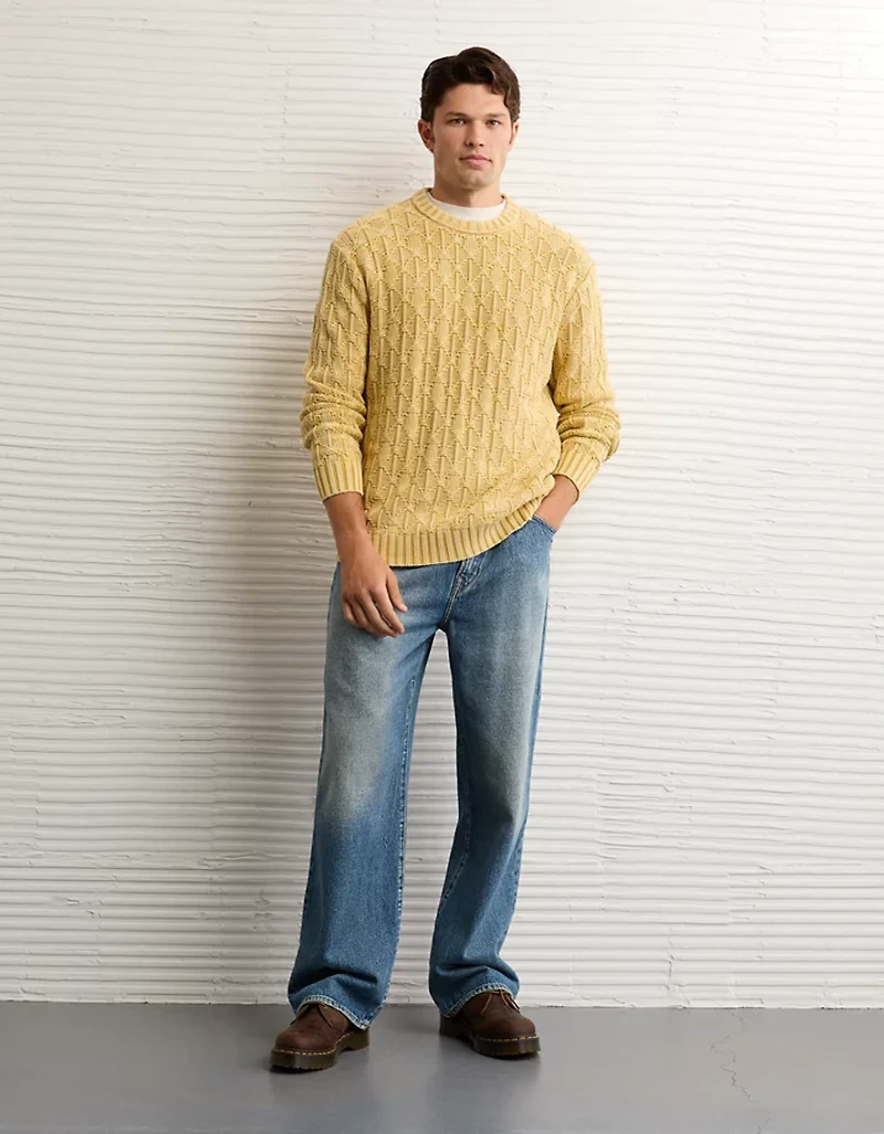 AE Fisherman Crew Neck Sweater