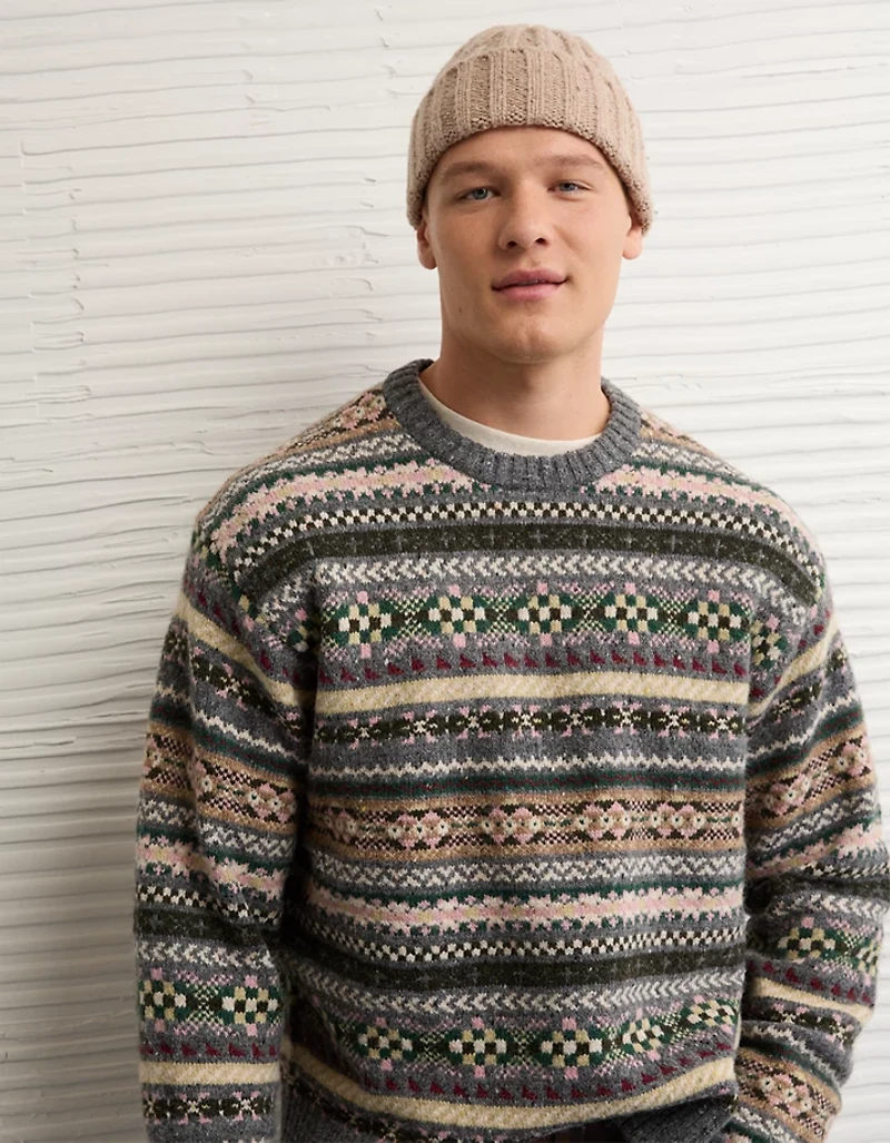 AE Cozy Cabin Fairisle Sweater