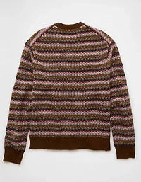 Chandail jacquard de style chalet douillet AE