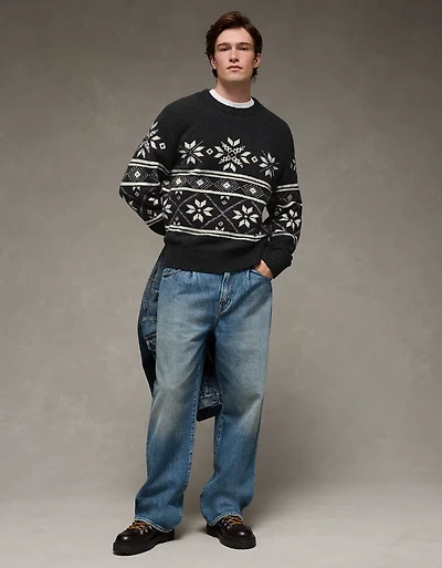 Chandail en jacquard AE