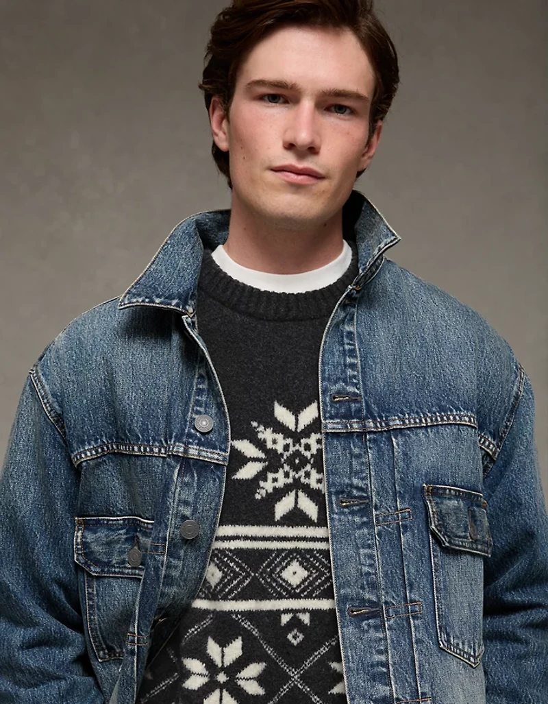 Chandail en jacquard AE