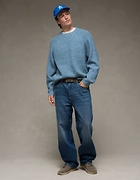 Chandail à col rond de style chalet douillet AE