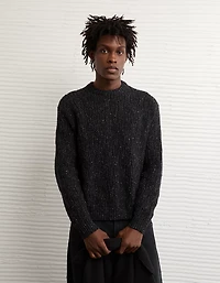 AE Cable Knit Crew Neck Sweater