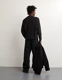 AE Cable Knit Crew Neck Sweater