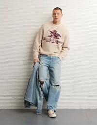 AE Cozy Cabin Budweiser Graphic Sweater