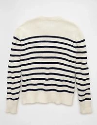 AE Striped Crewneck Sweater