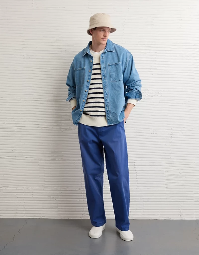 AE Striped Crewneck Sweater