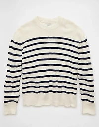 AE Striped Crewneck Sweater