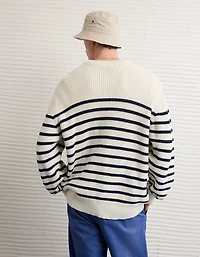 AE Striped Crewneck Sweater