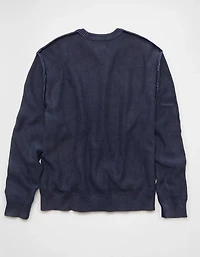 AE Washed Reverse Sweater