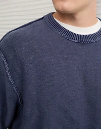 AE Washed Reverse Sweater