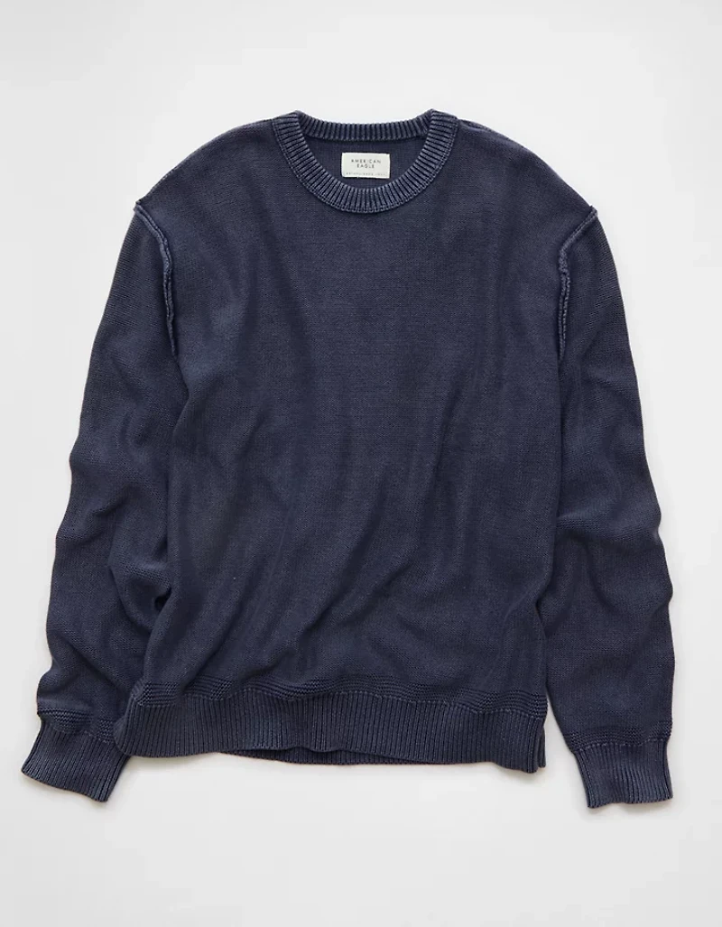 AE Washed Reverse Sweater