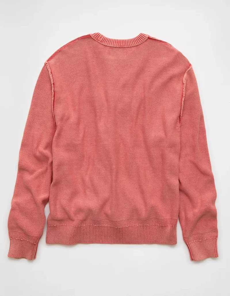 AE Washed Reverse Sweater