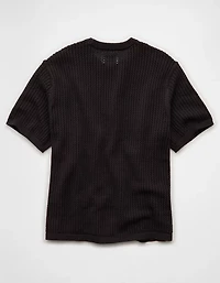 AE Open-Knit Sweater T-Shirt