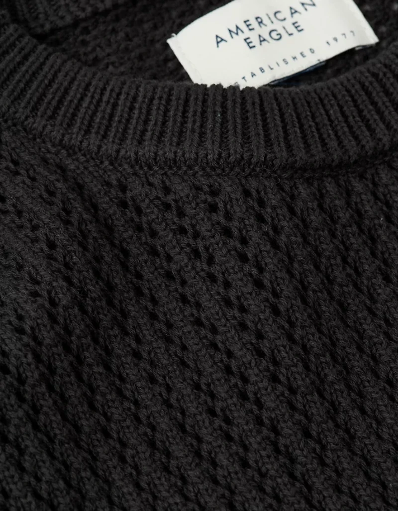 AE Open-Knit Sweater T-Shirt