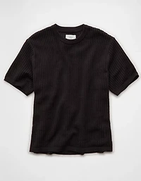 AE Open-Knit Sweater T-Shirt