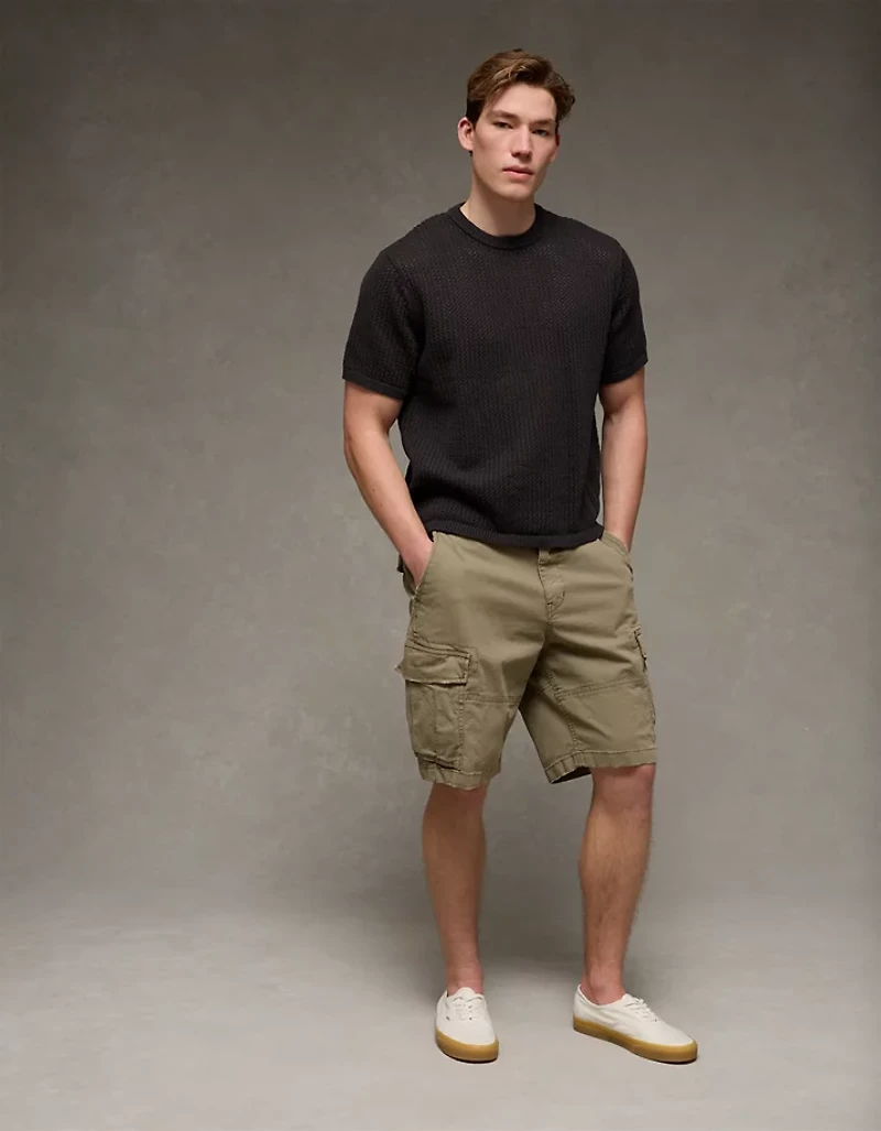 AE Open-Knit Sweater T-Shirt