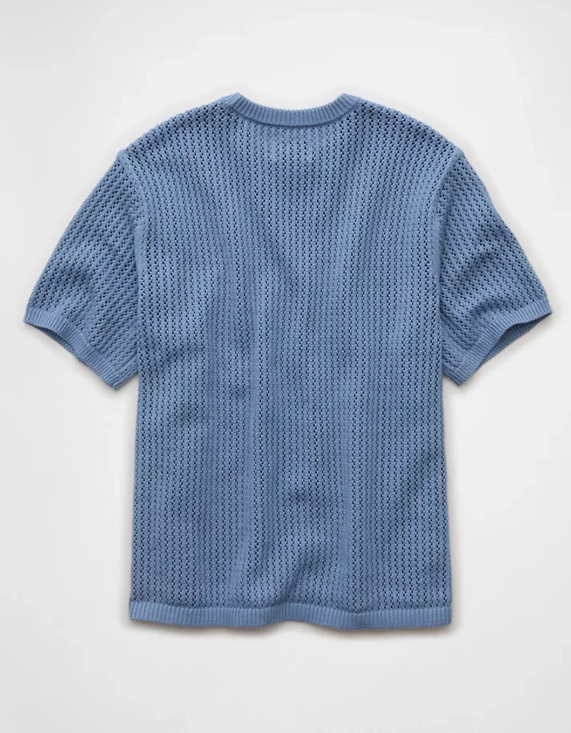 T-shirt en tricot ajouré AE