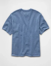 T-shirt en tricot ajouré AE