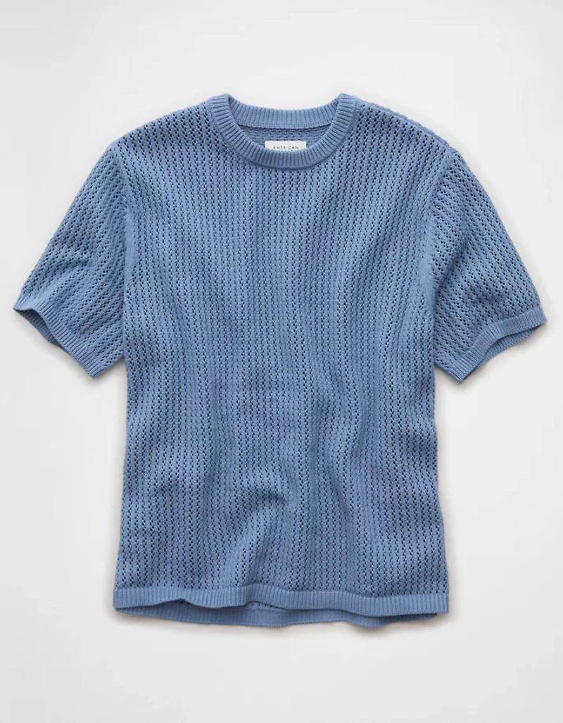 T-shirt en tricot ajouré AE
