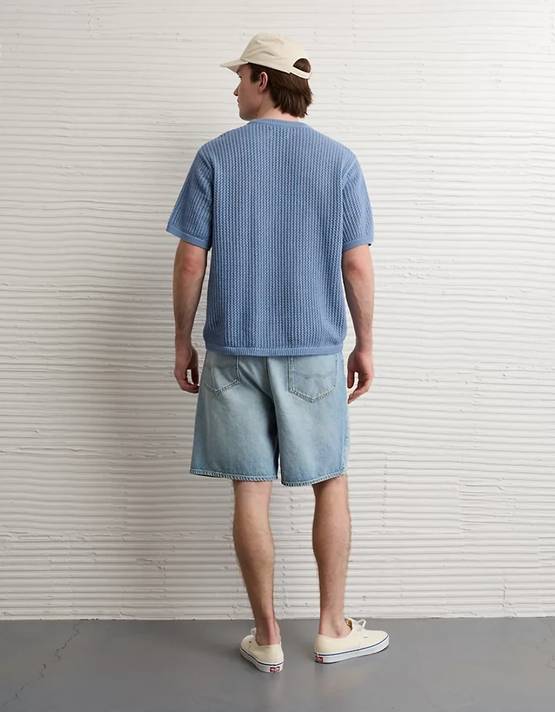 T-shirt en tricot ajouré AE