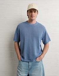 T-shirt en tricot ajouré AE