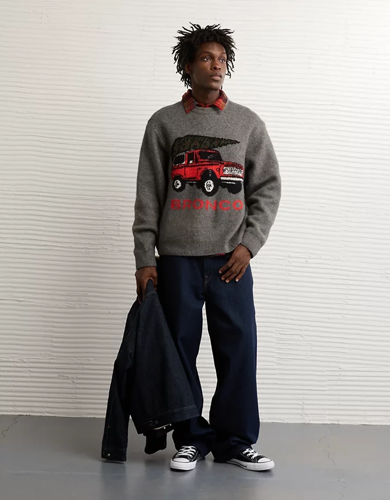 Chandail de style chalet douillet à image Ford Bronco AE