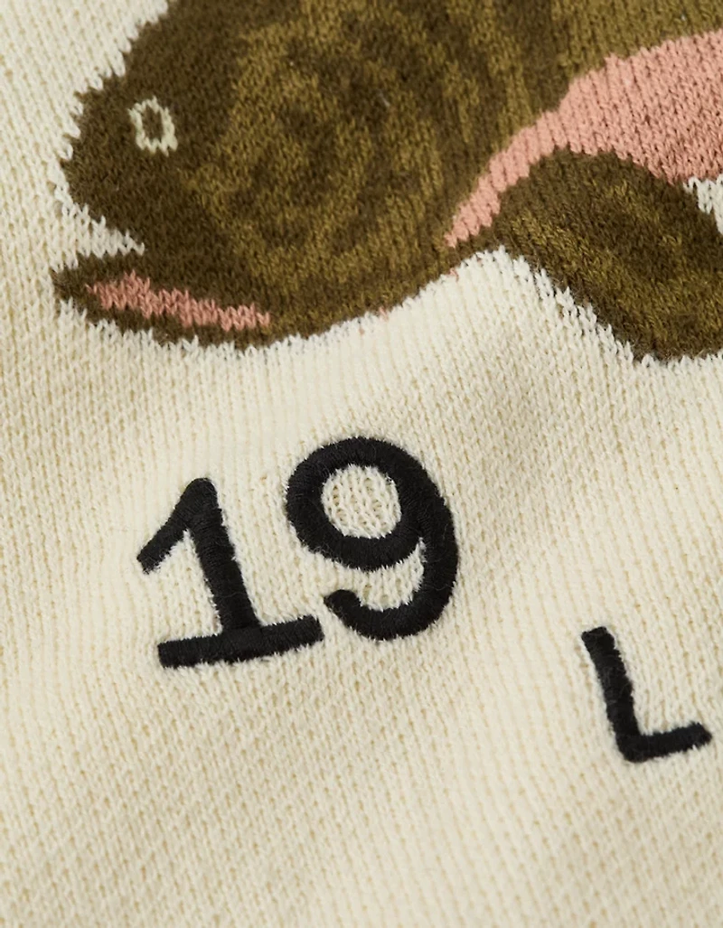 AE Trout Graphic Crew Neck Sweater