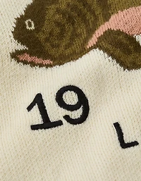 AE Trout Graphic Crew Neck Sweater