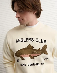AE Trout Graphic Crew Neck Sweater