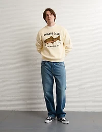 AE Trout Graphic Crew Neck Sweater